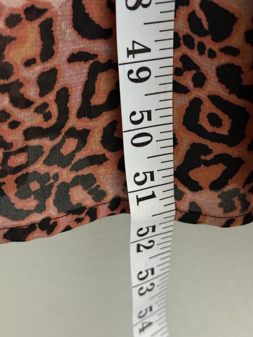 Anthropologie Ranna Gill Brown Leopard Cutout Midi Dress - Picture 7 of 9